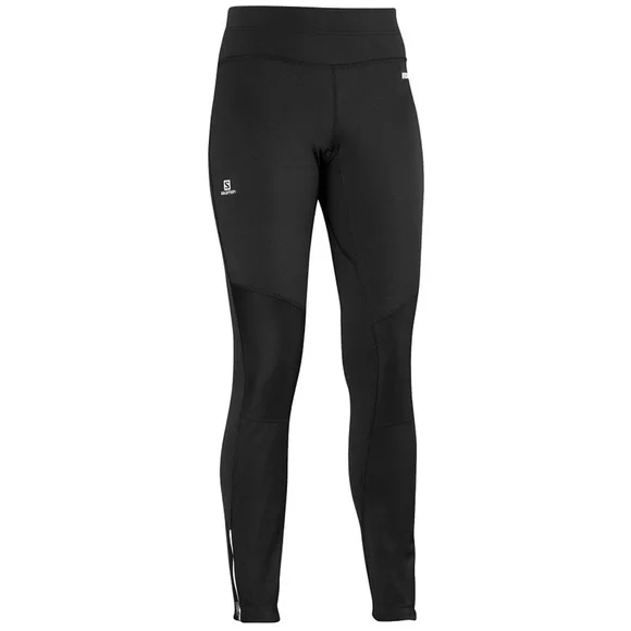 Salomon Women’s Trail Windstopper Tights Black Leggings Active Hiking ((size XS) - Picture 1 of 5